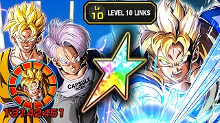 100 LR FUTURE GOHAN amp TRUNKS LEVEL 10 LINKS  NEW OST Dragon Ball Z Dokkan Battle [upl. by Warden]