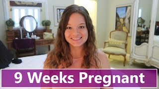 9 Week Pregnancy Update Baby Bump or Fat [upl. by Eentroc198]