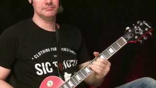 Guitar Lesson  Rock Balade Solo 80s  advanced tips amp tricks [upl. by Ennayk]