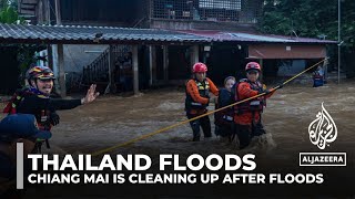 At least three killed as floods swamp Thailand’s Chiang Mai [upl. by Brechtel]