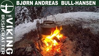 Winter Wonderland Bushcraft Overnighter  Norway 2018 [upl. by Trefor]