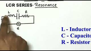 LCR SERIES RESONANCE IN TELUGU [upl. by Amles]