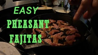 How to make Easy Pheasant Fajitas [upl. by Gaidano395]