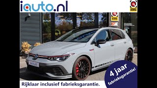 2022 Golf 8 GTI Clubsport 45 Jahre 20 TSI 221kW300pk Akrapovic  Pano  IQLight  Moonstone Grey [upl. by Gatias221]