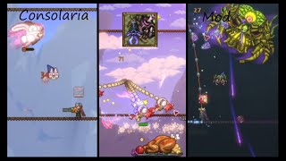 Terraria Consolaria Mod All Bosses [upl. by Kaya]