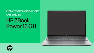 Retrait et remplacement des pièces  HP ZBook Power 16 G11  Service informatique HP  HP Support [upl. by Pero]