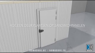 Hoe een deur monteren op sandwichpanelen [upl. by Rehm46]