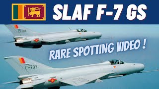 Sri Lanka Air Force SLAF F7 GS and FT7 Fighters [upl. by Kerwin750]