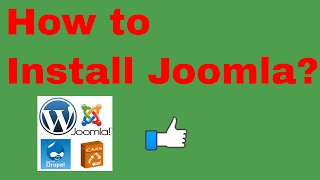 how to install joomla in your localhost or wamp server [upl. by Ocram]