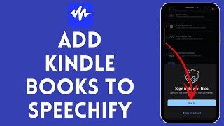 How to Add Kindle Books to Speechify 2024  Include Kindle Books to Speechify [upl. by Ardeid5]