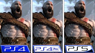 God of War  PS5  PS4  PS4 Pro  Graphics amp FPS Comparison [upl. by Akire517]