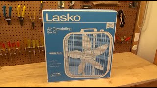 2024 Lasko 3733 Box Fan  Unbox and Review [upl. by Mcevoy42]