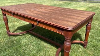 Refinished this Antique Desk that Dates Back Roughly 100 Years [upl. by Nevaed]