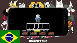 Undertale Android PTBR  Sprites Coloridos 100 traduzido com música [upl. by Clausen]