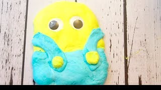 DIY Minion SlimeIts SO FLUFFY [upl. by Onirefez]