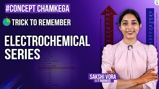 BEST Trick🔥to remember ELECTROCHEMICAL SERIES jee iitjee iit neet cbse tricks trick [upl. by Anaoj99]