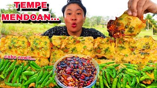 BIKIN TEMPE MENDOAN amp MUKBANG PAKAI CABE RAWIT 🥵 [upl. by Oicaroh983]