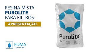 Resina mista Purolite para filtros deionizadores [upl. by Avrit792]