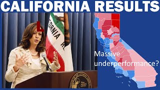 2024 CALIFORNIA RESULTS  Kamala Harris WINS California but UNDERPFORMS in Suburbs Hispanic Voters [upl. by Dimitris]