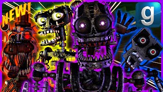 Gmod FNAF  Review  Brand New Endoskeleton amp Scrap Animatronic SNPCs [upl. by Sorvats]