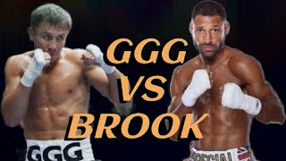 GGG VS BROOK FULLFIGHT [upl. by Nilknarf]