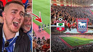 SOUTHAMPTON VS IPSWICH TOWN  11  95TH MINUTE EQUALISER SENDS AWAY END ABSOLUTELY MENTAL [upl. by Camp]