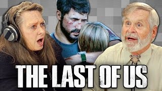 ELDERS PLAY THE LAST OF US Elders React Gaming [upl. by Eulau]