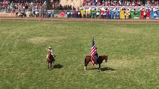 Pendleton RoundUp Queen’s Grand Entrance 2017 [upl. by Reemas]