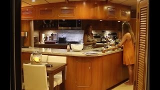 La Vagabonde checks out a Power Yacht Sailing La Vagabonde Ep 62 [upl. by Aryc]