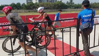 Ironman 703 Danang 2018  Phần Transition của Cao Hà [upl. by Gabey]