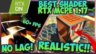 Shader MCPE 117 RTX EDITION  Shaders realistic dan ada Reflection shader  rtx shaders [upl. by Nairdna830]