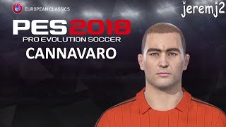 CANNAVARO FACE EDIT PES 2018 2019 2020 european classics [upl. by Winnifred]