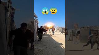 Heavy Israeli Airstrike Hits Tent Area in Khan Younes South Gaza  Shocking Footage shorts gaza [upl. by Irpac991]