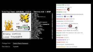 Twitch Plays Pokemon Crystal  Second Battle Against Red [upl. by Ysnap]