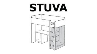 How to assemble the STUVA storage unit [upl. by Lertram300]