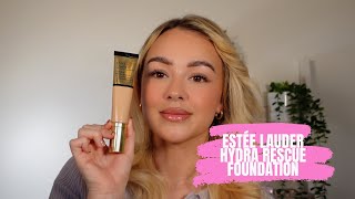 ESTEE LAUDER HYDRA RESCUE FOUNDATION  SHADE 2N1 DESERT BEIGE [upl. by Enairda262]