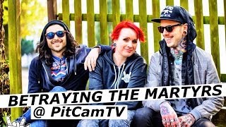 BETRAYING THE MARTYRS interview  Impericon Festival  wwwpitcamtv [upl. by Winona]