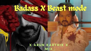 ⚔️Badass X Beast Mode⚔️ MashupThalapathy VijayLeoBeastAnirudh [upl. by Rosenzweig337]