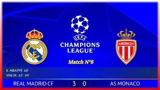 🎮⚽🥅🏆🏅 FC 25 Sur PS4 PS5 PC Xbox UEFA Champions League AS Monaco vs Real Madrid Match N°6 🏅🏆⚽🥅 [upl. by Norahs532]