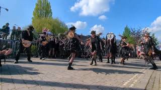 Beltane Border Morris  Fire Dance 29042023 [upl. by Anuaf]