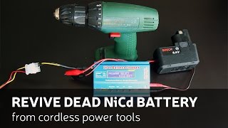 How to revive dead NiCd battery from cordless power tools [upl. by Nybor363]