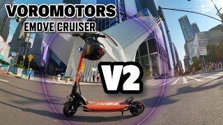 Emove Cruiser V2 NYC Ride Times Square to Central Park on an Electric Scooterasmrvideo [upl. by Pace491]