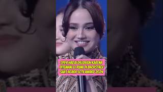 Syifa Hadju ditemani El Rumi diacara Sctv Award 2024 syifahadju elrumi [upl. by Ecirad]