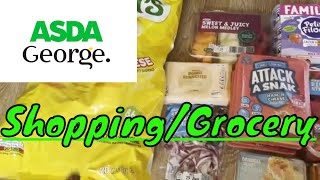 ASDA GROCERYSHOPPING HAUL £127 [upl. by Stambaugh]