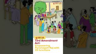 73rd Constitutional Amendment Act Empowering Panchayati Raj 🇮🇳🏡 [upl. by Proud]