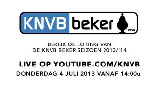 LIVESTREAM KNVB Beker 201314 Loting [upl. by Yoo642]