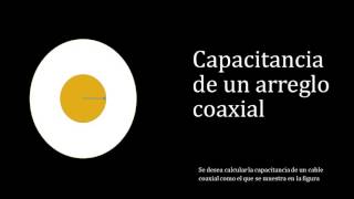 Capacitancia de un Cable Coaxial [upl. by Wulfe307]