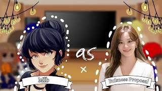 MLB react to Marinette as Shin HaRi from Business Proposal Kdrama × MLB Flair Lockheart React [upl. by Enovi]