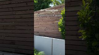 Sichtschutzzaun DIY Gartenzaun selber bauen Zaun bauen Sichtschutz DIY Holz Sichtschutz Zaun bauen [upl. by Etac]