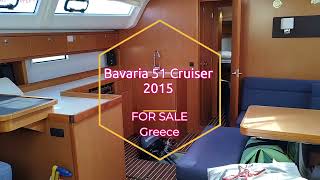 BAVARIA51 CRUISER 2016  FOR SALE  Greece   Free Sail Group [upl. by Riocard]